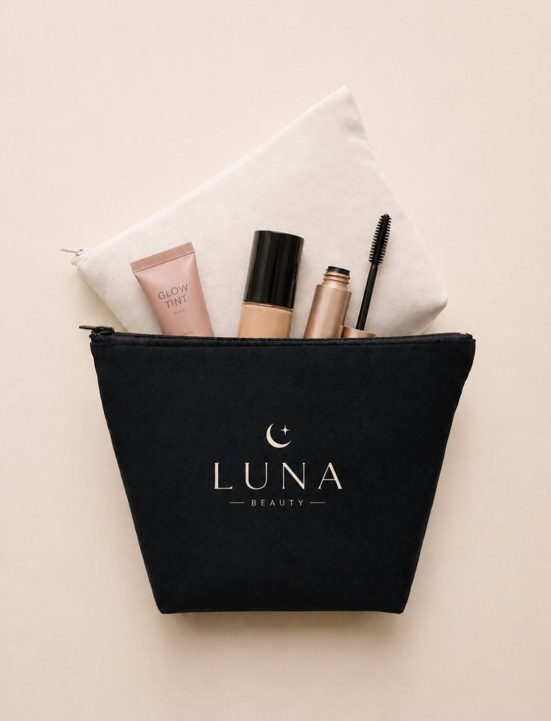 Pack 100 estuches de felpa 20x15x6cm personalizados
